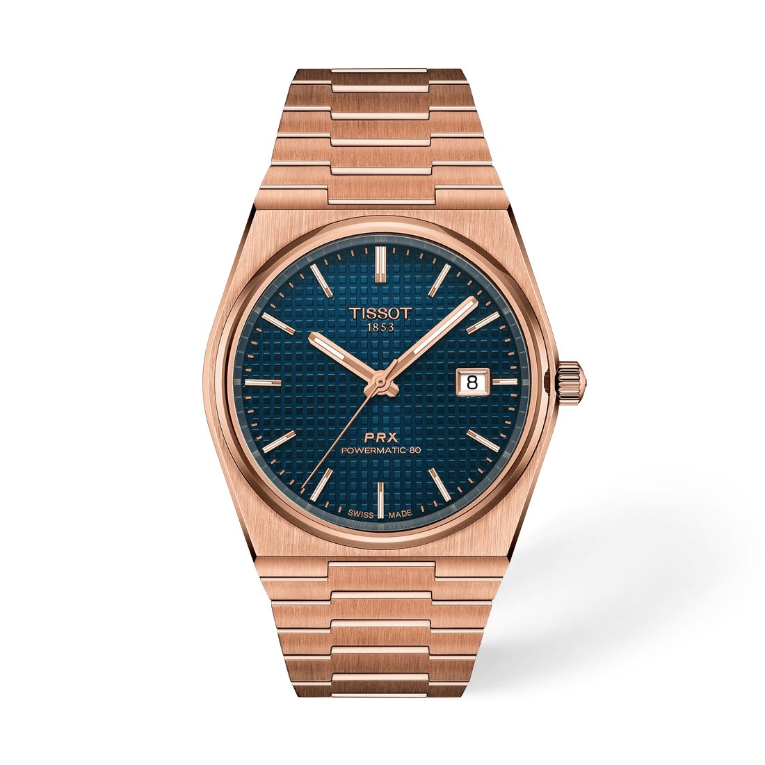 Tissot PRX Rose Gold & Blue 40 mm