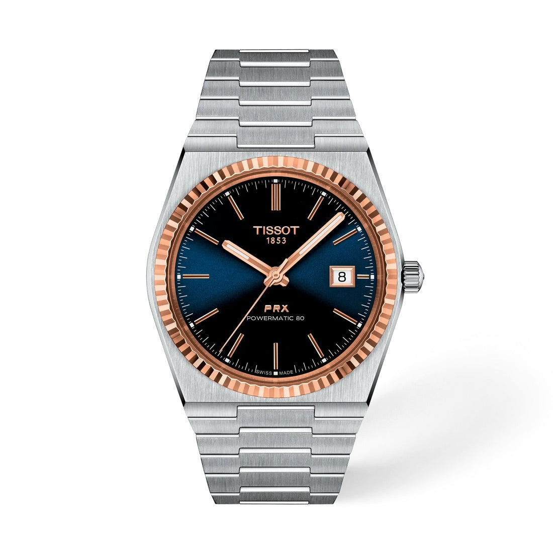 Tissot PRX Blue & Rose Gold 40 mm