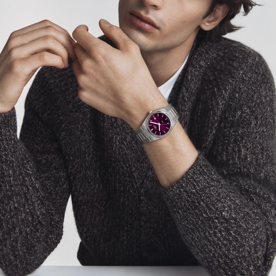 Tissot PRX Burgundy 40 mm
