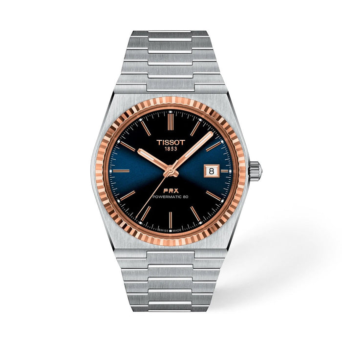 Tissot PRX Blue & Rose Gold 40 mm