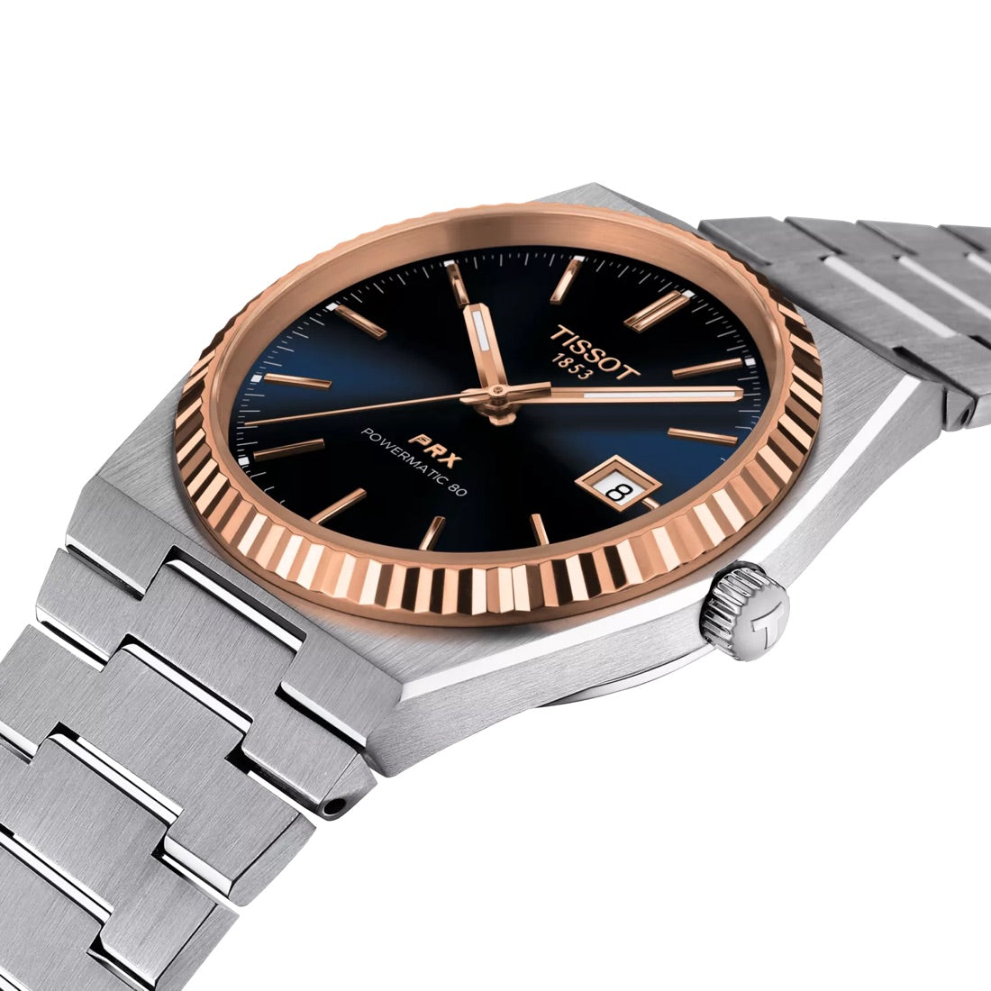 Tissot PRX Blue & Rose Gold 40 mm