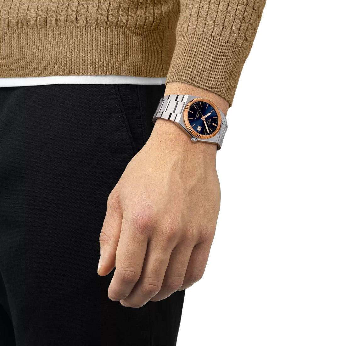 Tissot PRX Blue & Rose Gold 40 mm